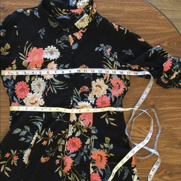 Zara Floral Black Maxi Dress - Picture 14 of 16